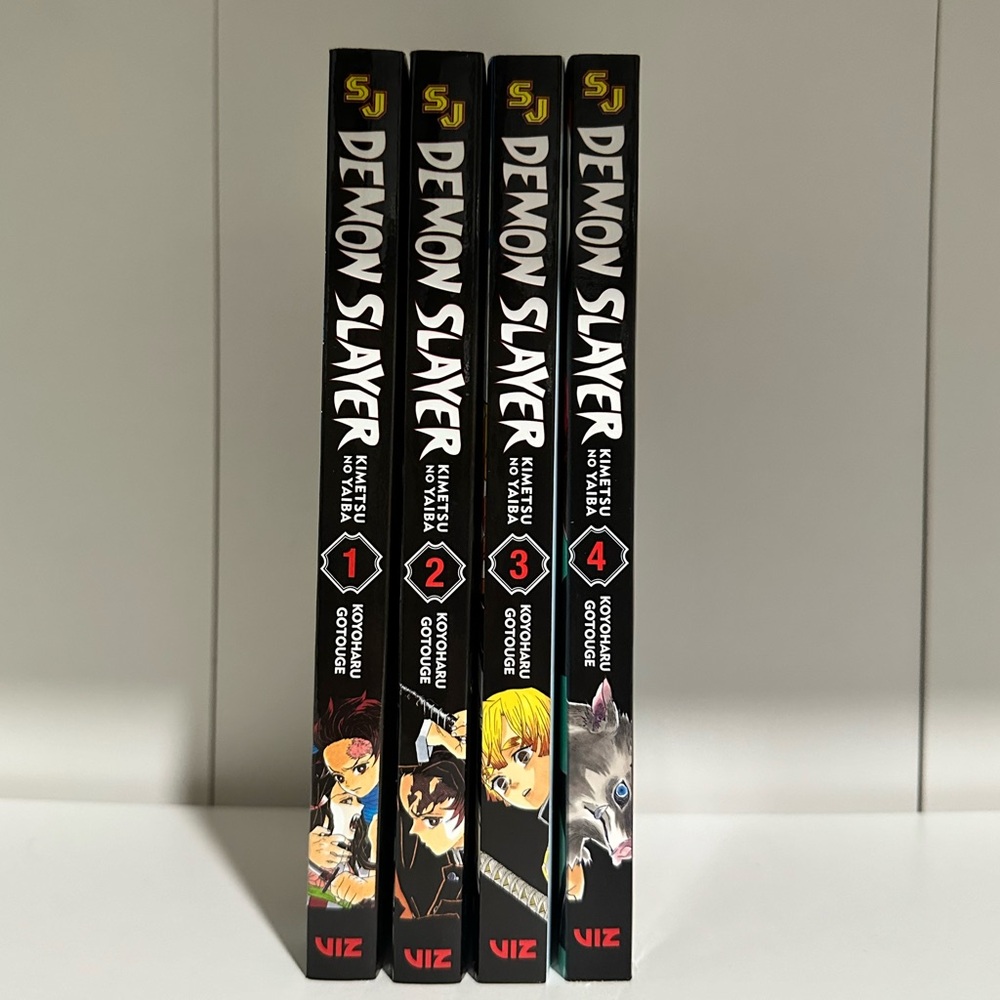 Demon Slayer Manga 1-4